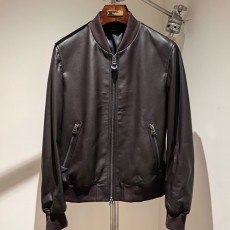 [홍콩명품.TOM FORD] 톰포드 25SS 로고 램스킨 레더 가죽 봄버 자켓 (브라운), BM23231, TOM, 레플리카의류,미러급사이트