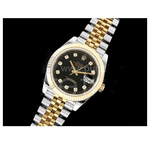 [홍콩명품시계.ROLEX] 로렉스 롤렉스 데이저스트 41mm 텐포인트 126333 옐로우골드 콤비 904L 스틸 블랙 다이얼