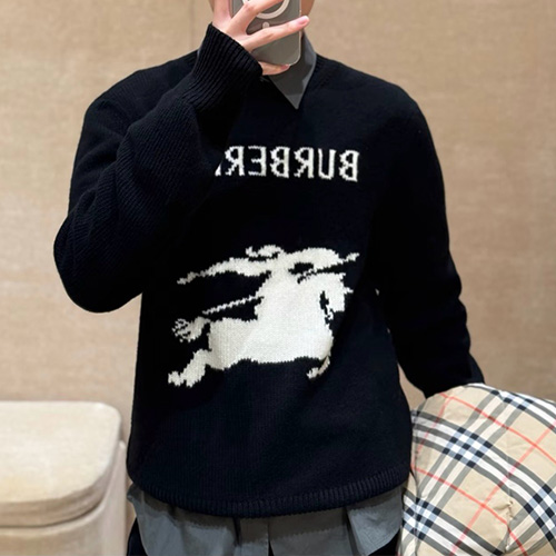 [홍콩명품.Burberry] 버버리 25SS 로고 니트 스웨터 (2컬러), BM23358, JL, 레플리카의류,미러급사이트