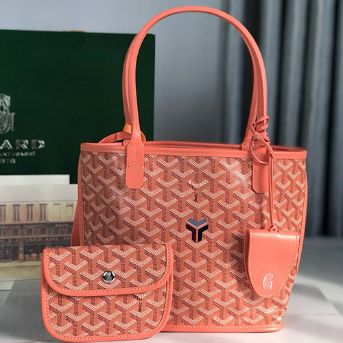 [홍콩명품,GOYARD] 고야드 25SS 로고 Anjou Mini 토트백 핸드백 (핑크), BGM5329, MD, 홍콩명품가방,명품쇼핑몰,크로스백,핸드백,구매대행