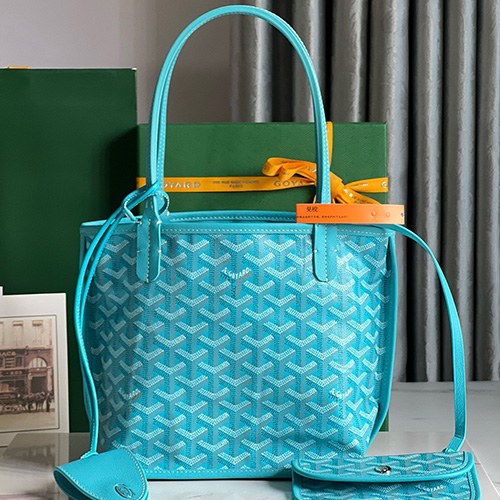 [홍콩명품,GOYARD] 고야드 25SS 로고 Anjou Mini 토트백 핸드백 (스카이블루), BGM5331, MD, 홍콩명품가방,명품쇼핑몰,크로스백,핸드백,구매대행