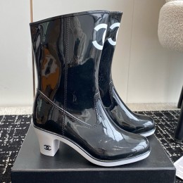 [홍콩명품.CHANEL] 샤넬 25SS 로고 여성 굽 레인 부츠 (2컬러), SE5831, GHS, 명품스니커즈,운동화,구두,로퍼,하이탑,신발
