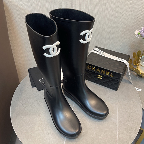 [홍콩명품.CHANEL] 샤넬 25SS 로고 여성 롱 레인 부츠 (2컬러), SE5836, GHS, 명품스니커즈,운동화,구두,로퍼,하이탑,신발
