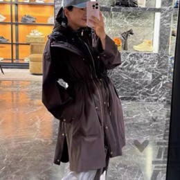 [홍콩명품.MONCLER] 몽클레어 25SS 로고 여성 후드 코트 자켓 + 후드 다운 패딩 조끼 베스트 2PCS 세트 (2컬러), BM23478, MC, 레플리카의류,미러급사이트