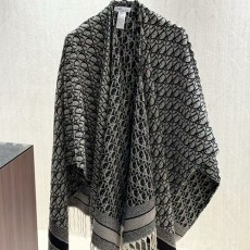 [홍콩명품,Christian Dior] 디올 25SS 로고 오블리크 리버서블 캐시미어 스카프 머플러 (블랙), ET3176, 홍콩명품의류,구매대행,온라인명품