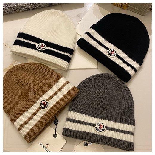 [홍콩명품.MONCLER] 몽클레어 25SS 로고 비니 겨울 모자 (4컬러), CA0399, 명품레플리카 모자 캡 남자여자