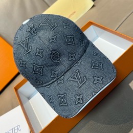 [홍콩명품.LOUIS VUITTON] 루이비통 25SS 로고 모노그램 데님 볼캡 모자 (3컬러), CA0407, NNT 명품레플리카 모자 캡 남자여자