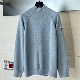 [홍콩명품.MONCLER] 몽클레어 25SS 로고 하이넥 니트 스웨터 (2컬러), BM23542, KB, 레플리카의류,미러급사이트
