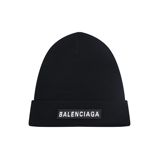 [홍콩명품.BALENCIAGA] 발렌시아가 25SS 로고 비니 모자 (블랙), CA0408, JL, 명품레플리카 모자 캡 남자여자