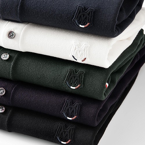 [홍콩명품.MONCLER] 몽클레어 25SS 로고 카라 폴로 긴팔 티셔츠 (5컬러), BM23619, HH, 레플리카의류,미러급사이트