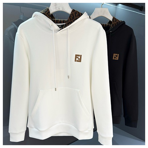 [홍콩명품,FENDI] 펜디 25SS 로고 자수 후드 티셔츠 (2컬러), BM23635, HH, 레플리카의류,미러급사이트