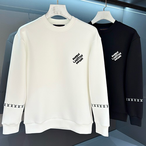 [홍콩명품.LOUIS VUITTON] 루이비통 25SS 로고 자수 맨투맨 티셔츠 (2컬러), BM23637, HH, 레플리카의류,미러급사이트