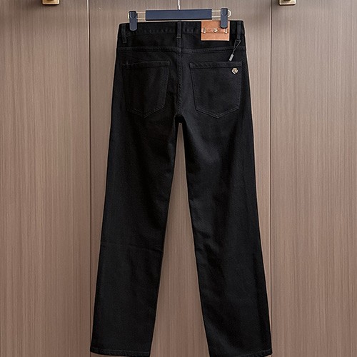 [홍콩명품.Loro Piana] 로로피아나 25SS 로고 데님 팬츠 진 청바지 (블랙), BM23652, HH, 레플리카의류,미러급사이트