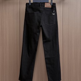 [홍콩명품,FENDI] 펜디 25SS 로고 데님 팬츠 진 청바지 (블랙), BM23653, HH, 레플리카의류,미러급사이트