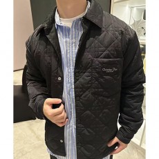 [홍콩명품,Christian Dior] 디올 25SS 로고 자수 퀄팅 카라 솜패딩 자켓 (블랙), BM23677, HH, 레플리카의류,미러급사이트