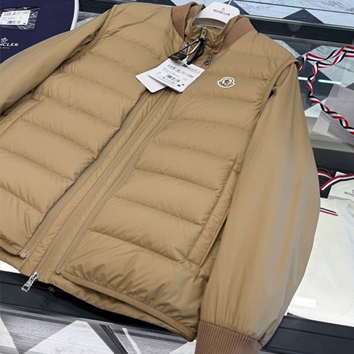 [홍콩명품.MONCLER] 몽클레어 25SS 로고 Verney 리버서블 다운 패딩 봄버 2중자켓 (2컬러), BM23678, HH, 레플리카의류,미러급사이트