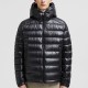 [홍콩명품.MONCLER] 몽클레어 25SS 로고 경량 후드 다운 패딩 자켓 (블랙), BM23692, HH, 레플리카의류,미러급사이트