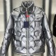 [홍콩명품.LOUIS VUITTON] 루이비통 25SS 로고 모노그램 후드 구스다운 패딩 자켓 (실버), BM23698, KK, 레플리카의류,미러급사이트