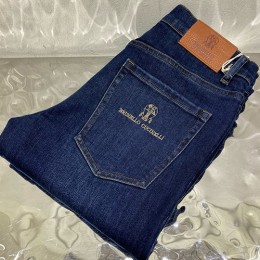 [홍콩명품.Brunello Cucinelli ] 브루넬로 쿠치넬리 25SS 로고 데님 팬츠 진 청바지, BM23717, JU, 레플리카의류,미러급사이트