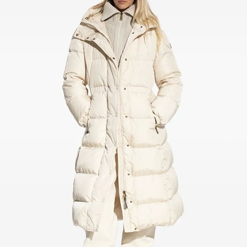 [홍콩명품.MONCLER] 몽클레어 25SS 로고 여성 후드 구스다운 패딩 롱 코트 자켓 (2컬러), BM23747, KSM, 레플리카의류,미러급사이트