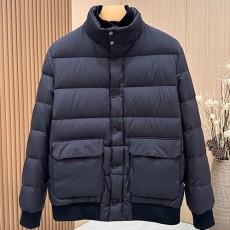 [홍콩명품.Loro Piana] 로로피아나 25SS 로고 터틀넥 다운 패딩 봄버 자켓 (2컬러), BM23922, 레플리카의류,미러급사이트