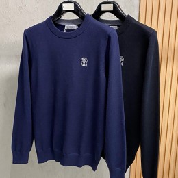[홍콩명품.Brunello Cucinelli ] 브루넬로 쿠치넬리 25SS 로고 니트 스웨터 (2컬러), BM23930, 레플리카의류,미러급사이트