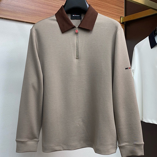 [홍콩명품, KITON] 키톤 25SS 로고 하프지퍼 카라 맨투맨 티셔츠 (5컬러), BM23941, 레플리카의류,미러급사이트