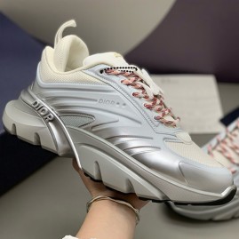 [홍콩명품,Christian Dior] 디올 25SS 로고 B44 스니커즈 운동화 (실버), SE5876, PMD, 명품스니커즈,운동화,구두,로퍼,하이탑,신발