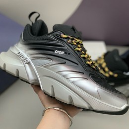 [홍콩명품,Christian Dior] 디올 25SS 로고 B44 스니커즈 운동화 (블랙-실버), SE5877, PMD, 명품스니커즈,운동화,구두,로퍼,하이탑,신발