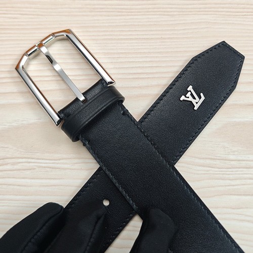 [홍콩명품.LOUIS VUITTON] 루이비통 25SS 로고 레더 가죽 벨트 (2컬러), 3.5cm, BT1482, 명품레플리카,인터넷쇼핑몰,남자명품,해외직구