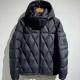 [홍콩명품.MONCLER] 몽클레어 25SS 로고 퀄팅 후드 다운 패딩 자켓 (블랙), BM23990, X2, 레플리카의류,미러급사이트