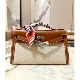 [가격문의][홍콩명품.Hermes] 에르메스 25SS 로고 KELLY 22 토트백 핸드백 (브라운-베이지), BGM5372, BDA, 홍콩명품가방,명품쇼핑몰,크로스백,핸드백,구매대행