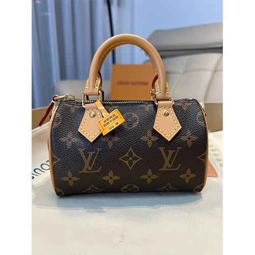 [홍콩명품.LOUIS VUITTON] 루이비통 25SS 로고 모노그램 나노 스피디 토트 크로스 백 M81085, BGM5421, GU2, 홍콩명품가방,명품쇼핑몰,크로스백,핸드백,구매대행