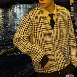 [홍콩명품.LOUIS VUITTON] 루이비통 25SS 로고 패턴 니트 가디건, BM24059, KK, 레플리카의류,미러급사이트