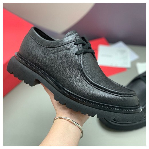 [홍콩명품.FERRAGAMO] 페레가모 25SS 로고 레더 가죽 워커 구두 (블랙), SE5918, PMD, 명품스니커즈,운동화,구두,로퍼,하이탑,신발