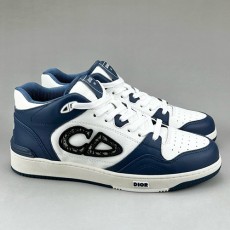 [홍콩명품,Christian Dior] 디올 25SS 로고 남여 B57 스니커즈 운동화 (네이비-화이트), SE5938, S3, 명품스니커즈,운동화,구두,로퍼,하이탑,신발