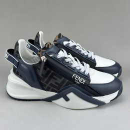 [홍콩명품,FENDI] 펜디 25SS 로고 FLOW 스니커즈 운동화 (네이비-화이트), SE5948, S3, 명품스니커즈,운동화,구두,로퍼,하이탑,신발