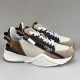 [홍콩명품,FENDI] 펜디 25SS 로고 FLOW 스니커즈 운동화 (브라운-베이지), SE5949, S3, 명품스니커즈,운동화,구두,로퍼,하이탑,신발