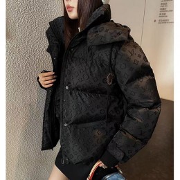 [홍콩명품.LOUIS VUITTON] 루이비통 25SS 로고 여성 모노그램 후드 다운 패딩 자켓 (2컬러), BM24152, MC, 레플리카의류,미러급사이트