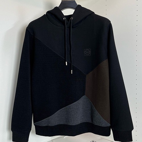 [홍콩명품.LOEWE] 로에베 25SS 로고 자수 레이어드 후드 티셔츠 (3컬러), BM24188, HH, 레플리카의류,미러급사이트