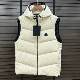 [가격문의][홍콩명품.MONCLER] 몽클레어 25SS 로고 후드 구스다운 패딩 조끼 베스트 (2컬러), BM24209, HH, 레플리카의류,미러급사이트