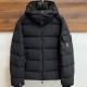 [홍콩명품.MONCLER] 몽클레어 25SS 로고 후드 구스다운 패딩 자켓 (2컬러), BM24219, HH, 레플리카의류,미러급사이트