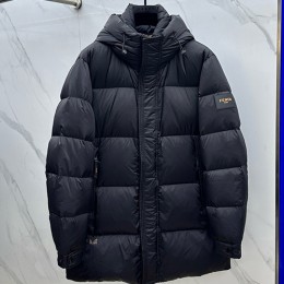 [가격문의][홍콩명품,FENDI] 펜디 25SS 로고 후드 다운 패딩 코트 자켓 (블랙), BM24221, HH, 레플리카의류,미러급사이트
