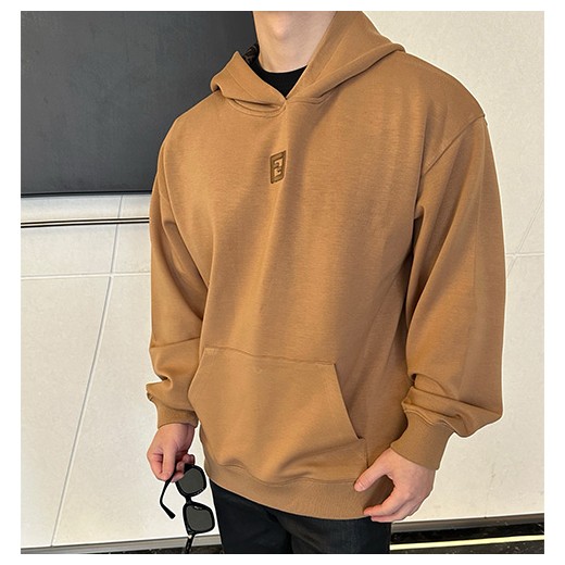 [홍콩명품,FENDI] 펜디 25SS 로고 그래픽 자수 후드 티셔츠 (카라멜), BM24247, KK, 레플리카의류,미러급사이트