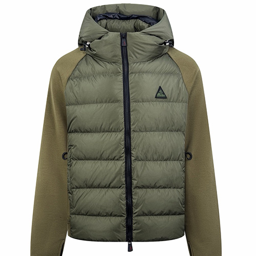 [홍콩명품.MONCLER] 몽클레어 25SS 로고 레이어드 후드 다운 패딩 자켓 (2컬러), BM24264, KK, 레플리카의류,미러급사이트