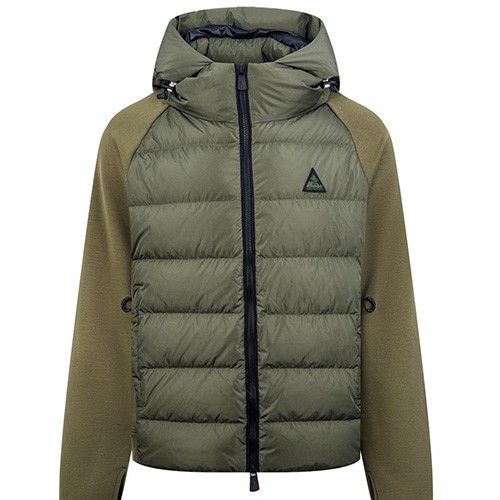 [홍콩명품.MONCLER] 몽클레어 25SS 로고 레이어드 후드 다운 패딩 자켓 (2컬러), BM24264, KK, 레플리카의류,미러급사이트