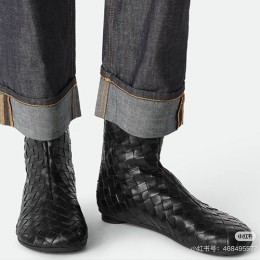 [홍콩명품.BOTTEGA VENETA] 보테가베네타 25SS 로고 여성 인트레치아토 레더 가죽 부츠 (블랙), SE5984, GHS, 명품스니커즈,운동화,구두,로퍼,하이탑,신발