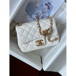 [홍콩명품.CHANEL] 샤넬 25SS 로고 퀄팅 레더 가죽 크로스백 (화이트-금장), BGM5475, YF, 홍콩명품가방,명품쇼핑몰,크로스백,핸드백,구매대행