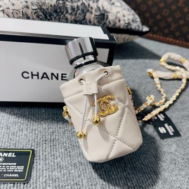[홍콩명품.CHANEL] 샤넬 26SS 로고 패턴 텀블러 컵홀더 세트 320ML 15.5-7cm (2컬러), ET3242, JX, 홍콩명품의류,구매대행,온라인명품