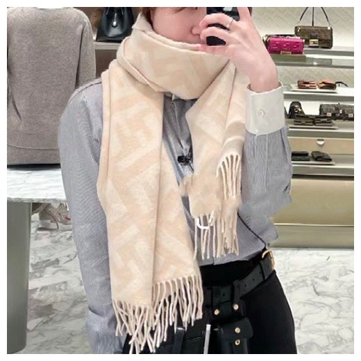 [홍콩명품,FENDI] 펜디 26SS 로고 FF패턴 45-170 캐시미어 스카프 머플러 (핑크), ET3289, JX, 홍콩명품의류,구매대행,온라인명품
